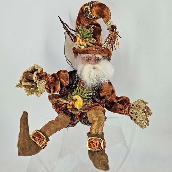 Mark Roberts Fairy whimsy Brown Gold Coat 12" - Picture 1 of 4